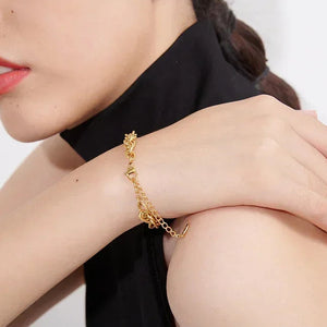 Golden Wave Charm - TM & Co. Jewels