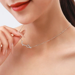 Croc Line Silver Pendant - TM & Co. Jewels