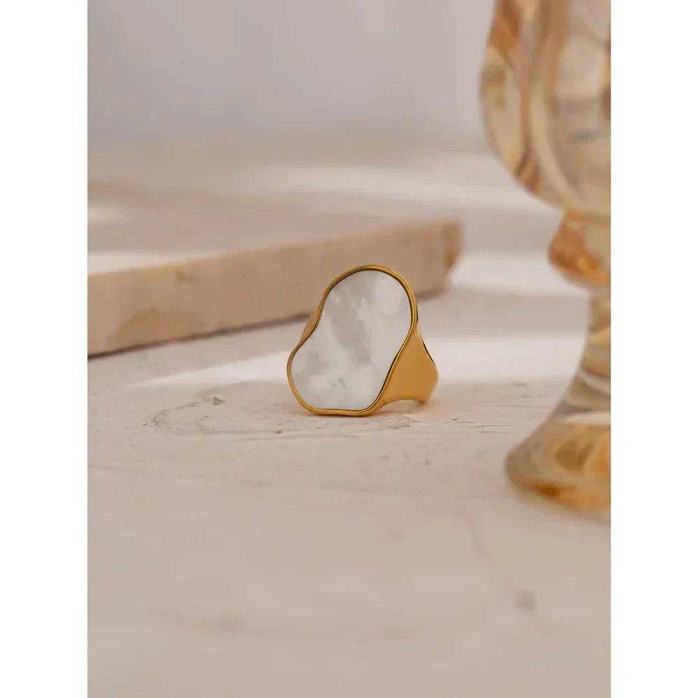 Vintage Glow Stainless Ring - TM & Co. Jewels