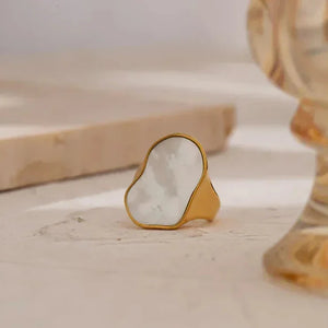 Vintage Glow Stainless Ring - TM & Co. Jewels