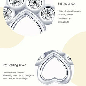 Darling Pet Paw CZ Studs - TM & Co. Jewels
