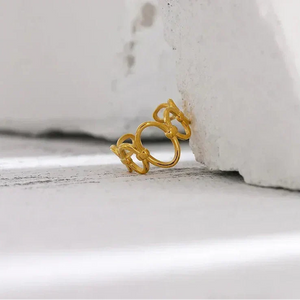 Golden Key Chain Ring - TM & CO. JEWELS 