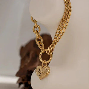 Cherish Me Heart Chain - TM & Co. Jewels