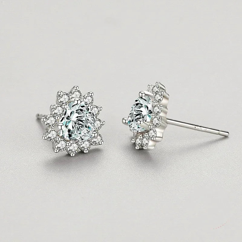 Romantic Heart Zircon Earrings - TM & Co. Jewels