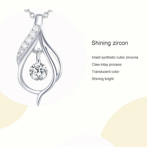 Crystal Cascade Necklace - TM & Co. Jewels