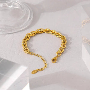Golden Wave Charm - TM & Co. Jewels