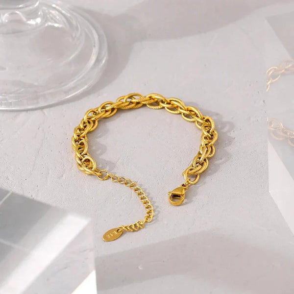 Golden Wave Charm - TM & Co. Jewels