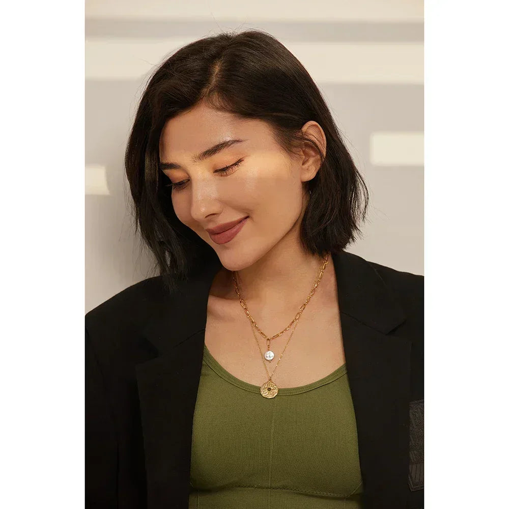 Nova Layered Pendant - TM & CO. JEWELS 