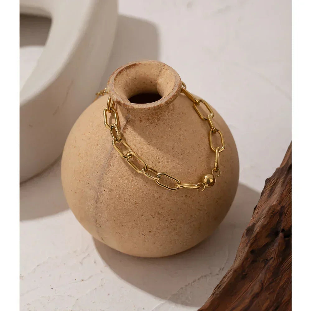 Golden Harmony Charm Bracelet - TM & Co. Jewels