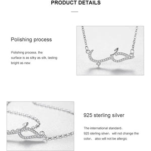 Croc Line Silver Pendant - TM & Co. Jewels
