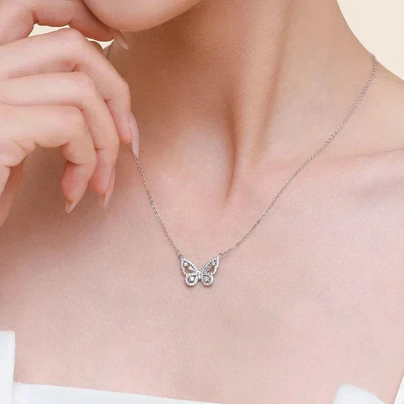 Butterfly Bliss Necklace - TM & CO. JEWELS 