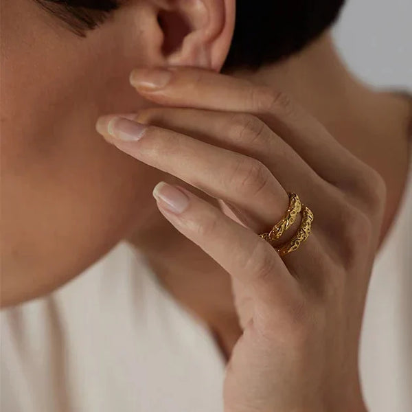 Olivia's Gold Textured Ring