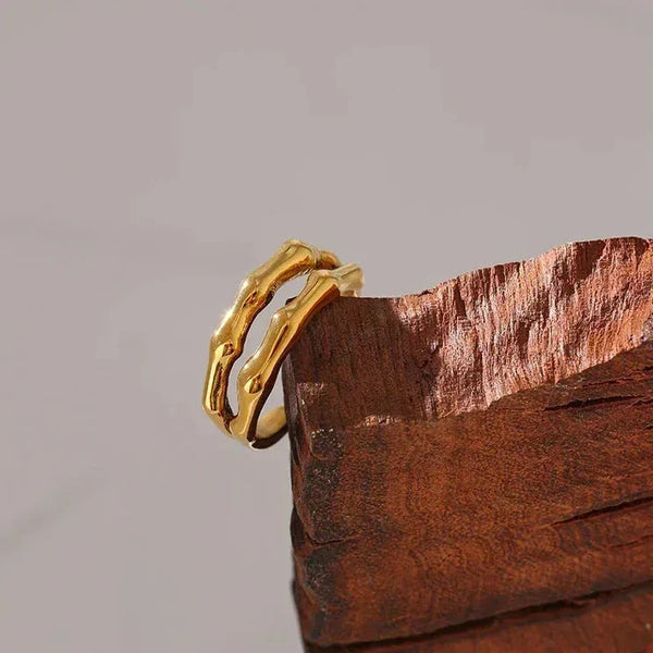 Rope Loop Steel Ring - TM & CO. JEWELS 