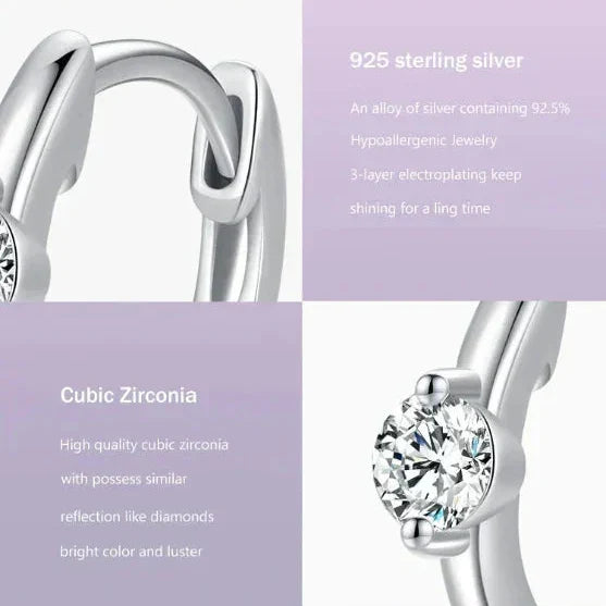 Crystal Elegance Zircon Earrings - TM & Co. Jewels