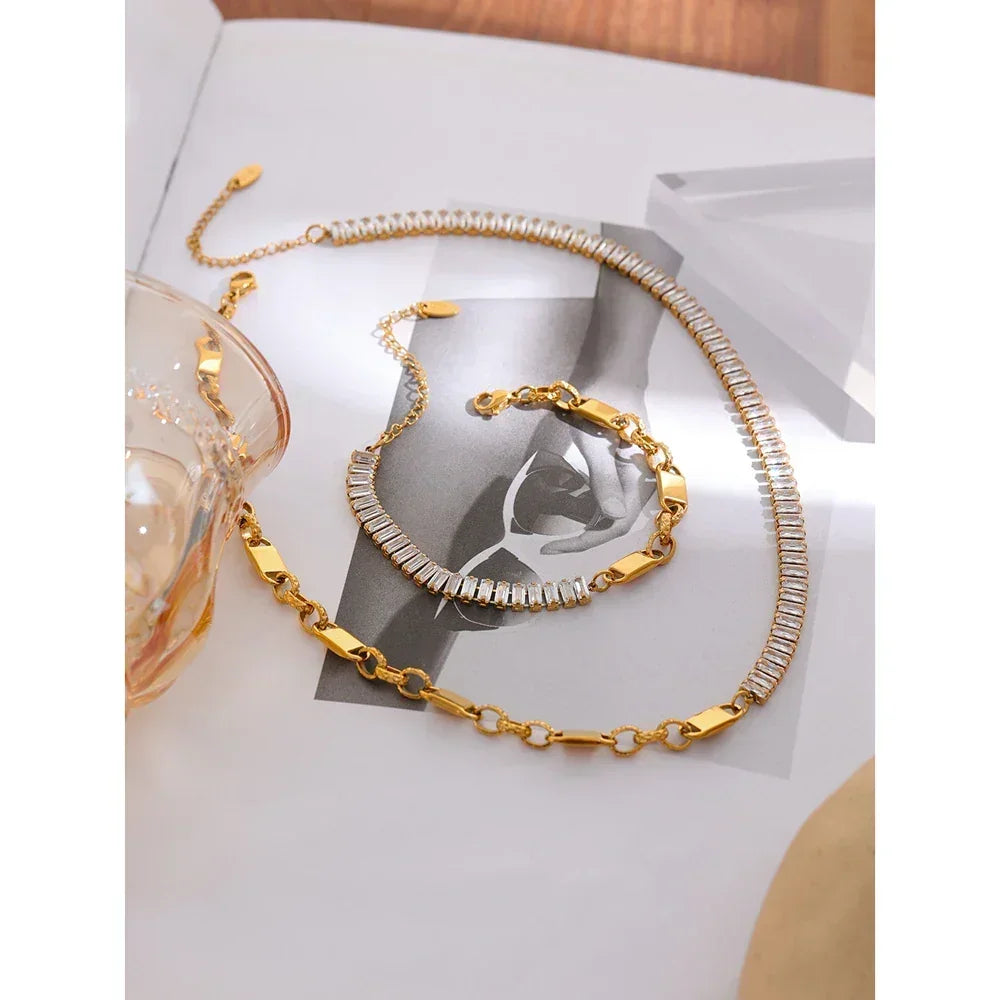 Aura Collarbone Set - TM & CO. JEWELS 