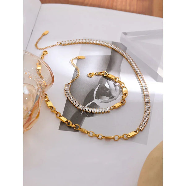 Aura Collarbone Set - TM & CO. JEWELS 