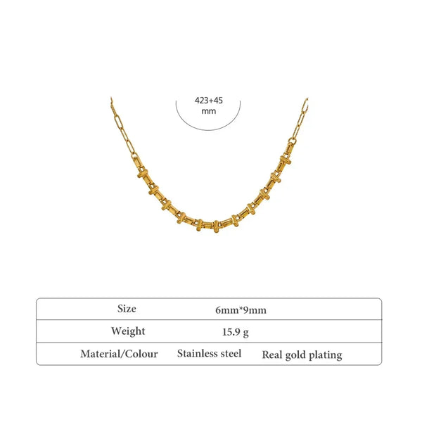 Gilded Elegance Choker - TM & CO. JEWELS 