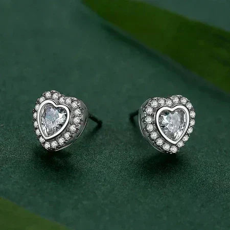 Heart's Desire Sparkle Earrings - TM & CO. JEWELS 