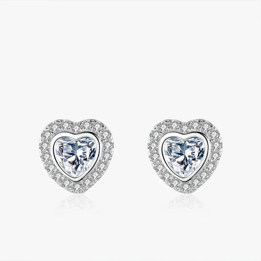 Heart's Desire Sparkle Earrings - TM & CO. JEWELS 