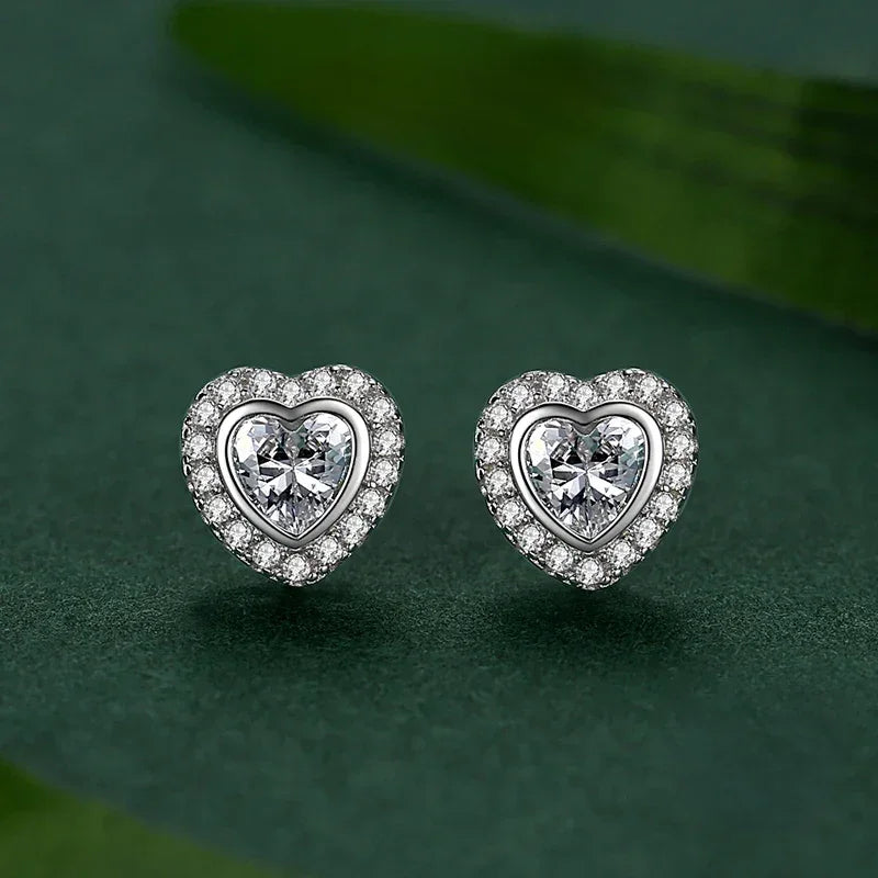 Heart's Desire Sparkle Earrings - TM & CO. JEWELS 