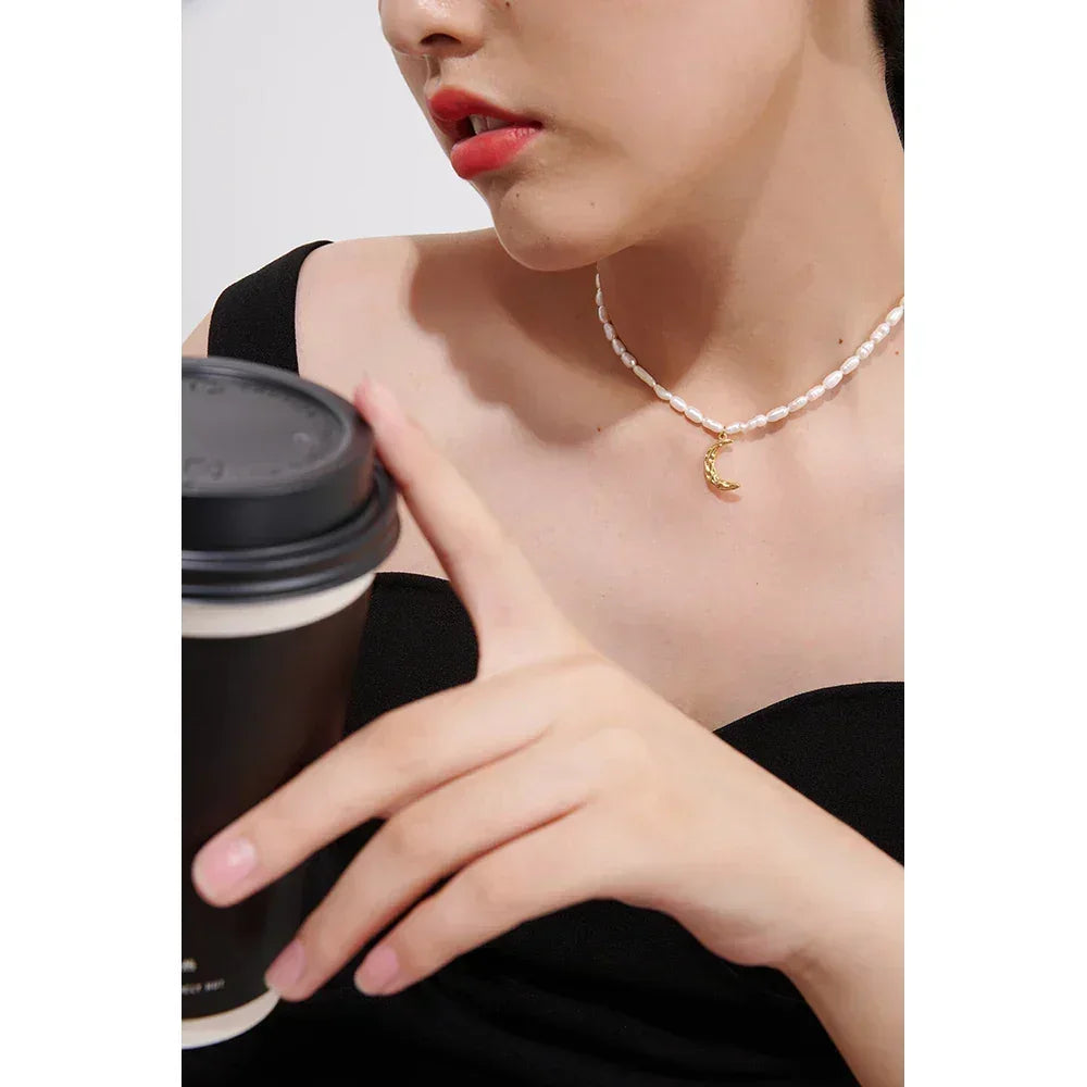 Lunar Pearl Choker - TM & CO. JEWELS 