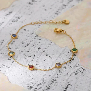Sophia's Spectrum Charm Bracelet - TM & Co. Jewels