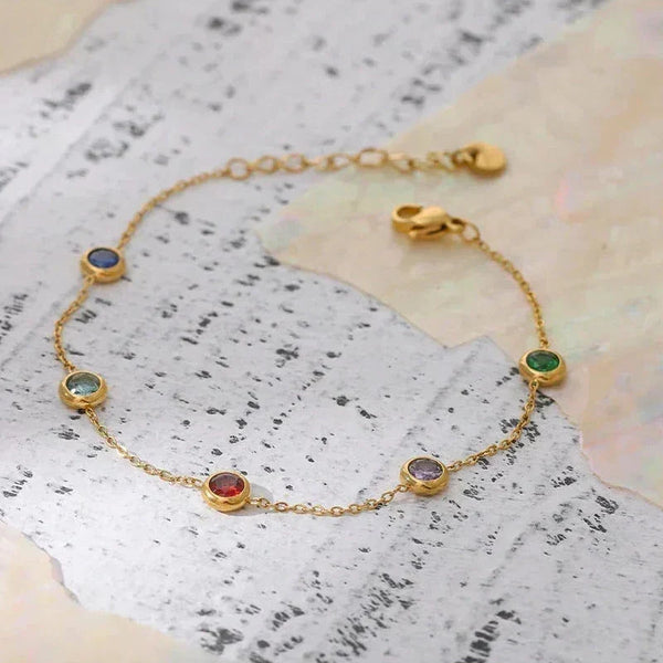 Sophia's Spectrum Charm Bracelet - TM & Co. Jewels