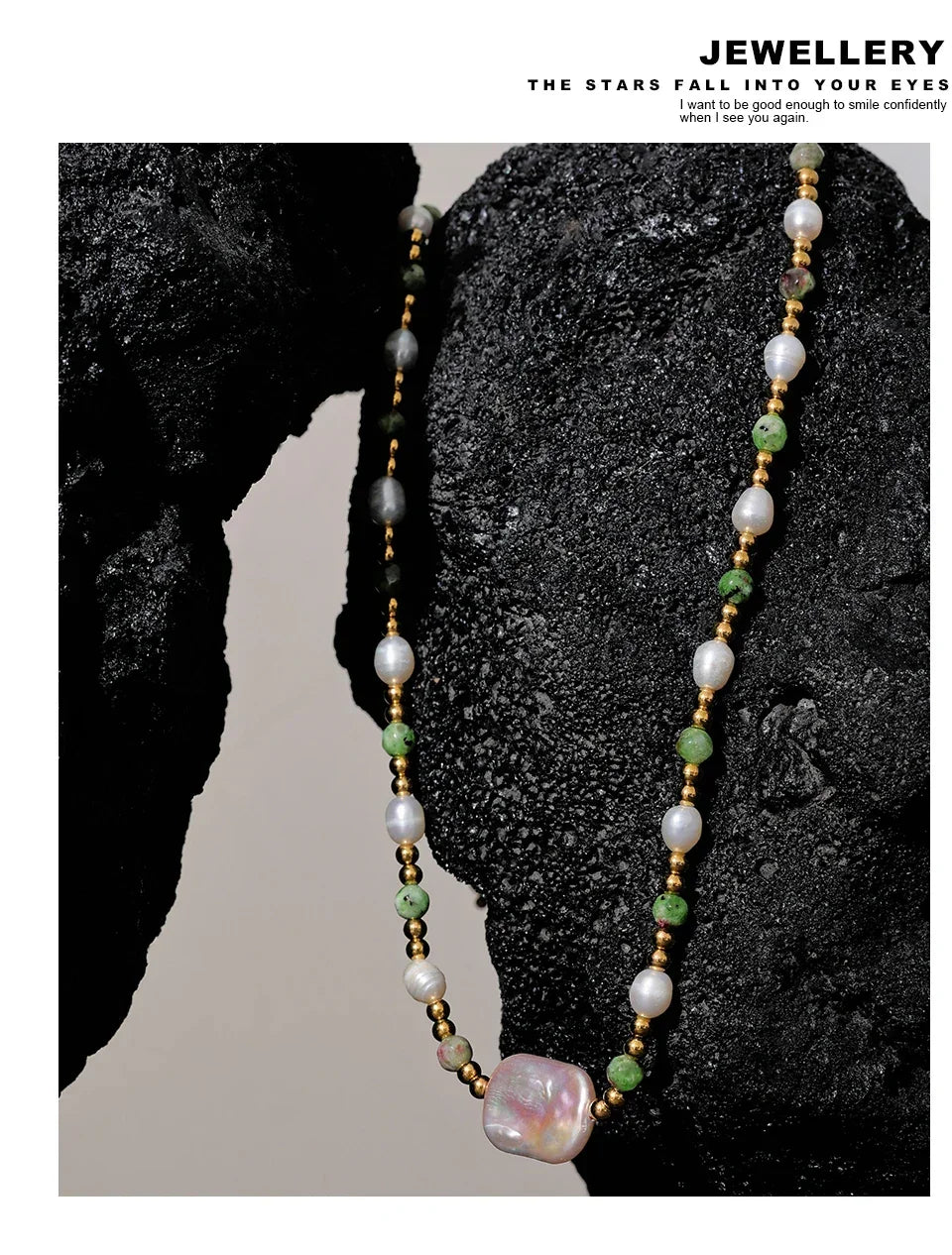 Terra Pearl Necklace - TM & CO. JEWELS 