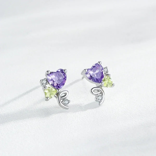 Emma’s Heart Glow Earrings - TM & Co. Jewels