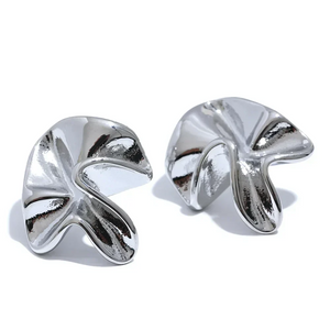 Textured Bloom Studs - TM & Co. Jewels