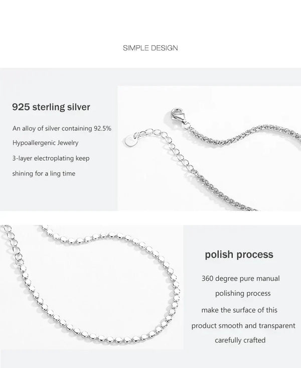 Silver bracelet with text on 925 sterling silver and polishing process