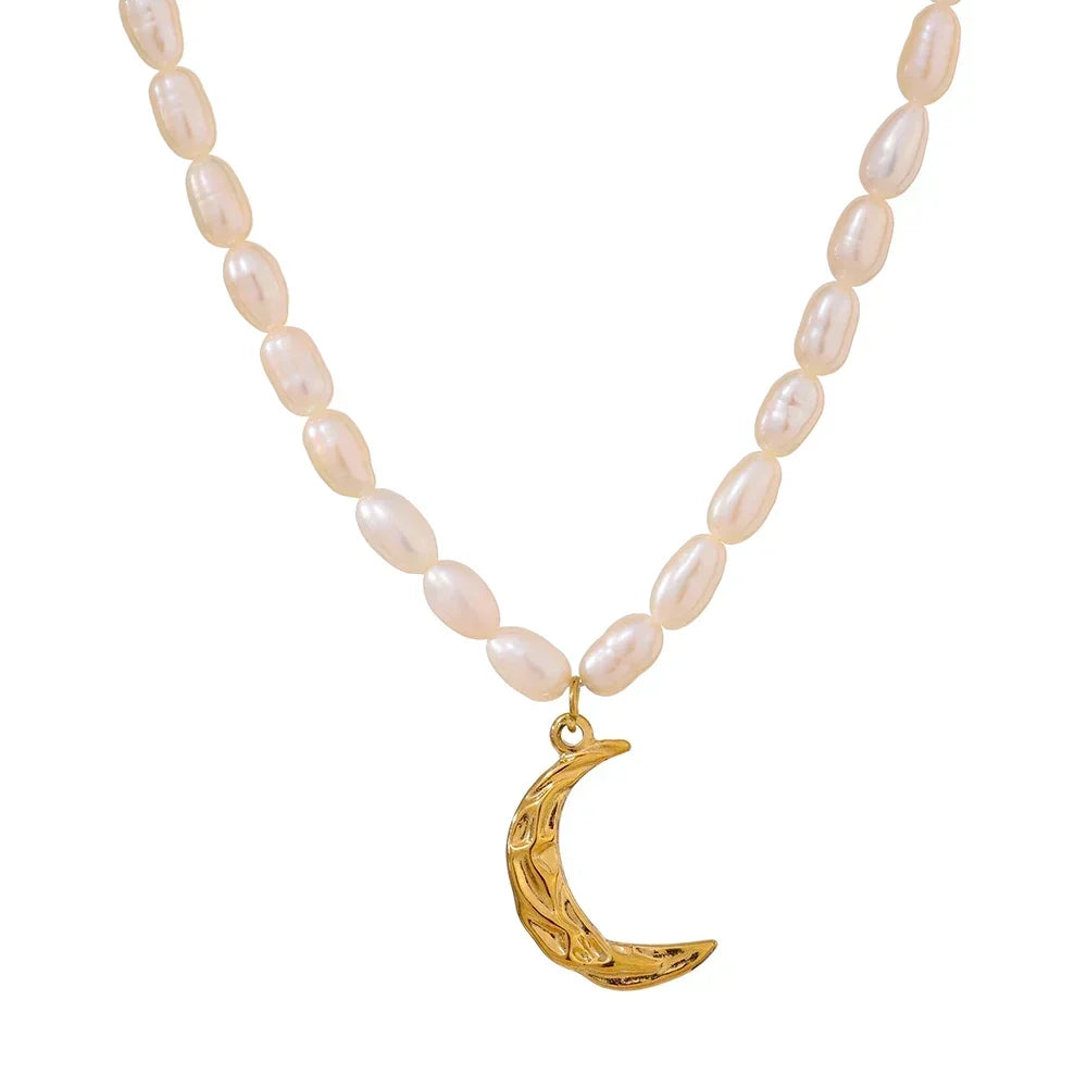 Lunar Pearl Choker - TM & CO. JEWELS 