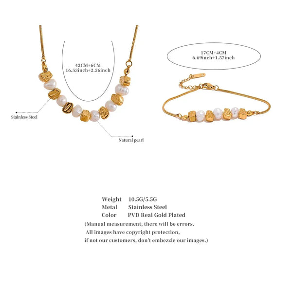 Aureate Pearl Strands - TM & CO. JEWELS 