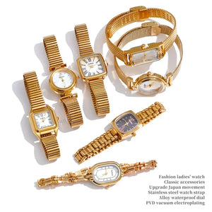 Radiant Motion Gold Watch - TM & CO. JEWELS 