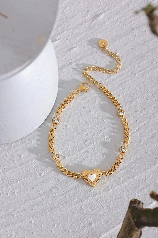 Mermaid Luxe CZ Shell Bracelet - TM & Co. Jewels