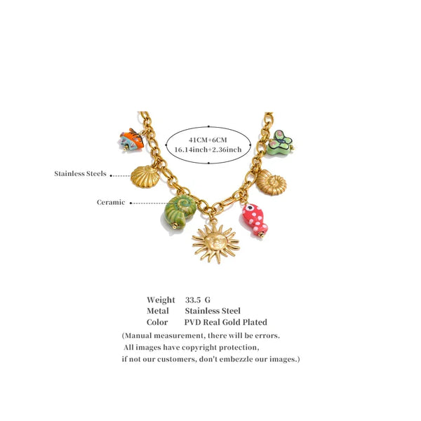 Euphoria Waves Pendant - TM & CO. JEWELS 