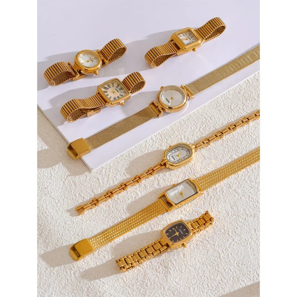 Radiant Motion Gold Watch - TM & CO. JEWELS 