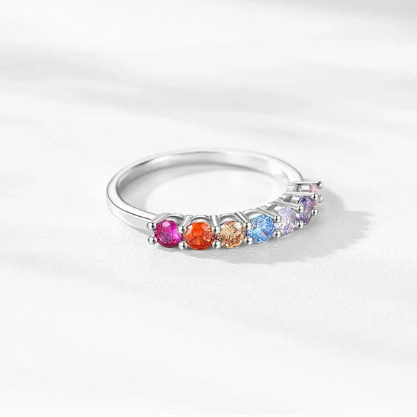 Crystal Aura Promise Band - TM & Co. Jewels