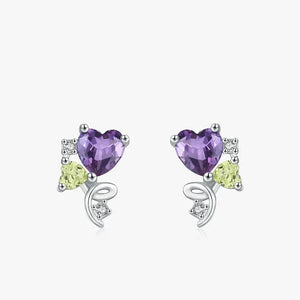 Emma’s Heart Glow Earrings - TM & Co. Jewels