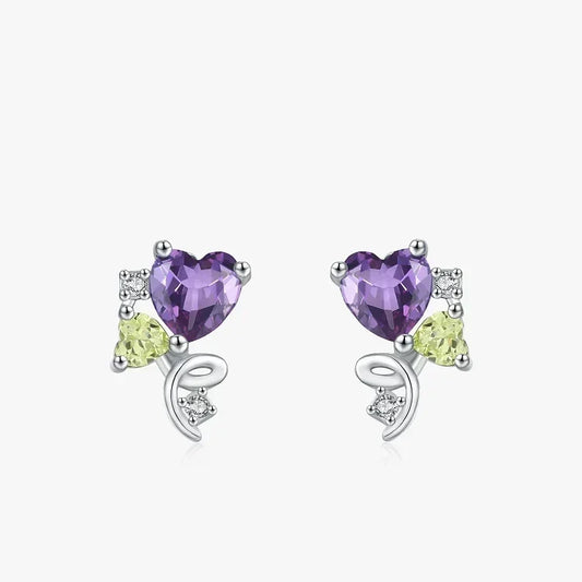 Emma’s Heart Glow Earrings - TM & Co. Jewels