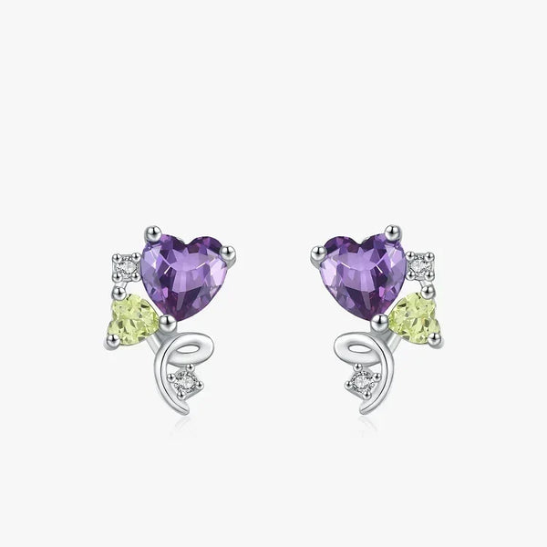 Emma’s Heart Glow Earrings - TM & Co. Jewels