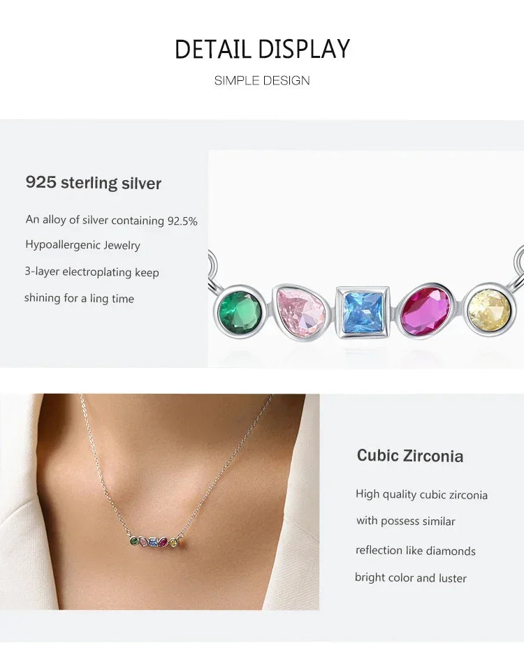 Spectrum Shine Necklace - TM & CO. JEWELS 