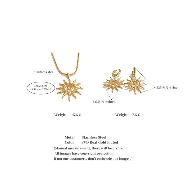 Sunbeam Kiss Set - TM & CO. JEWELS 