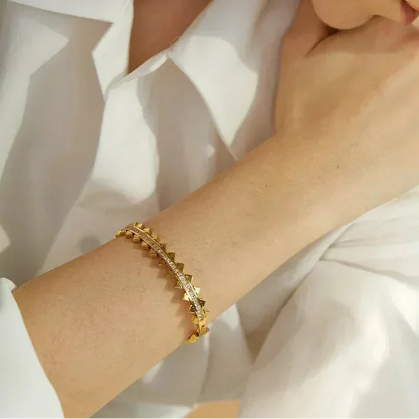 Ava's Cubic Splendor Bracelet - TM & Co. Jewels