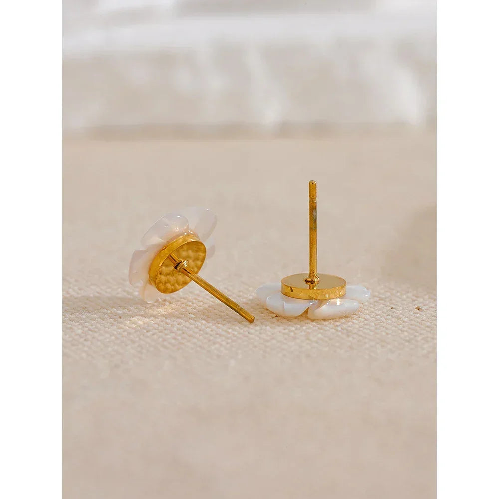Shell Petal Earrings - TM & Co. Jewels