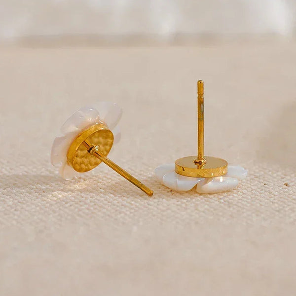 Shell Petal Earrings - TM & Co. Jewels