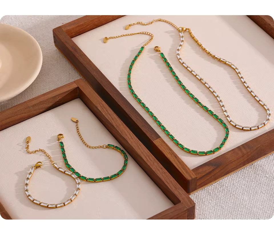 Gardenia Cascade Set - TM & CO. JEWELS 