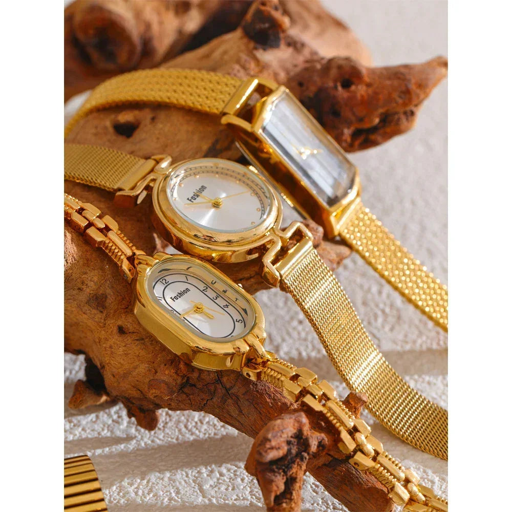 Radiant Motion Gold Watch - TM & CO. JEWELS 