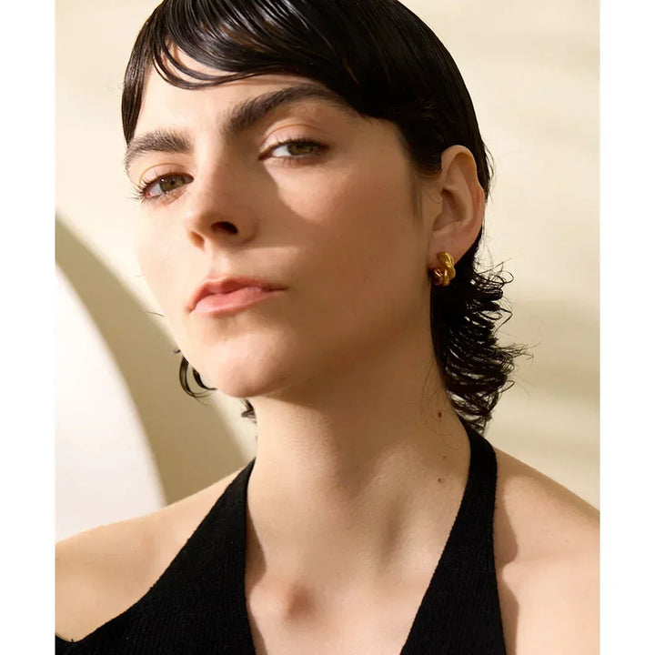 Twisted Glam Geometric Hoops - TM & Co. Jewels