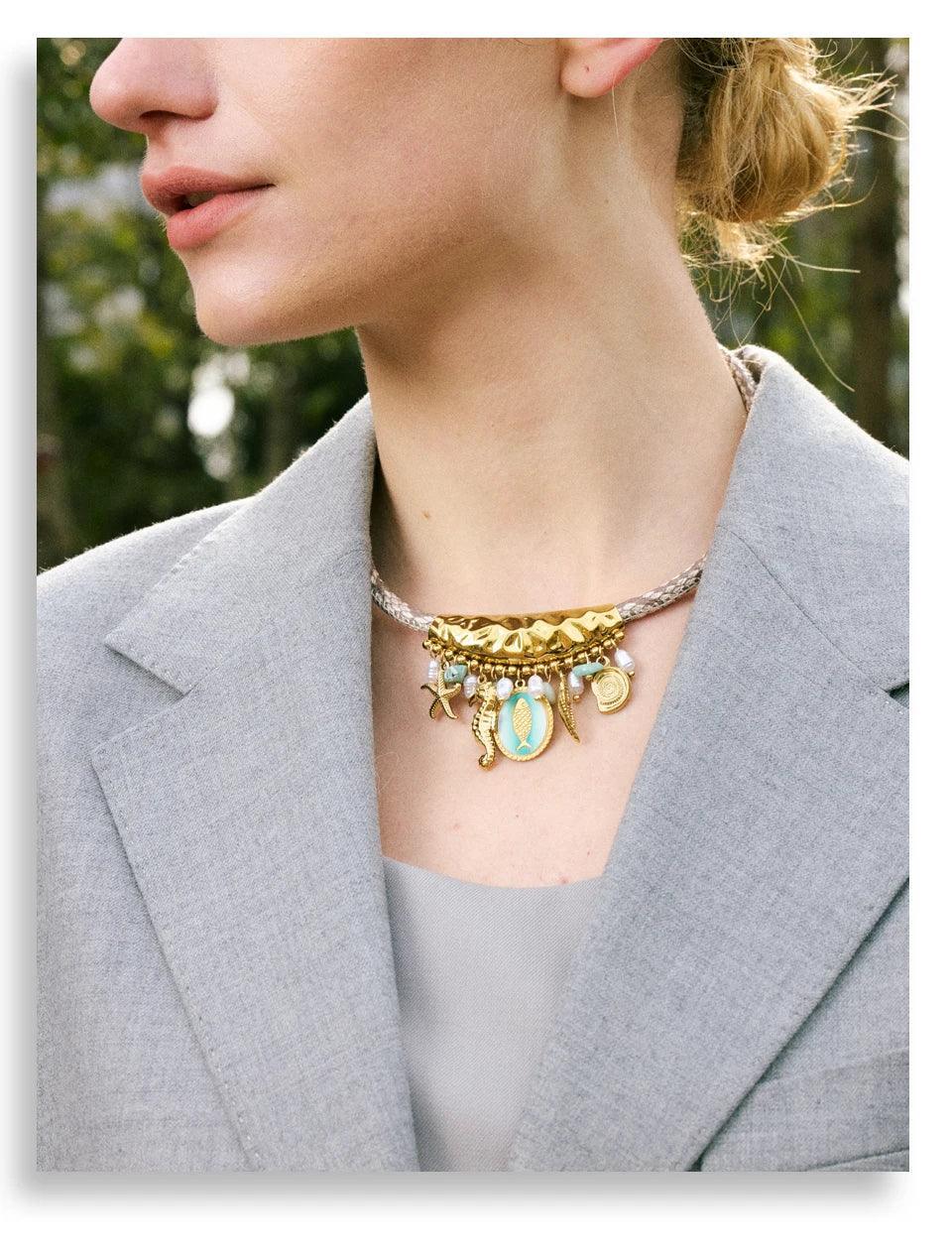 Seashell Serenity Necklace - TM & CO. JEWELS 